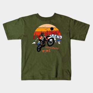 JUST SEND IT ADVENTURE TIME! Kids T-Shirt